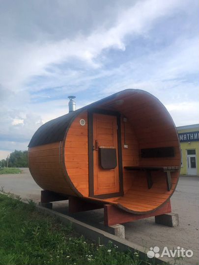 Баня бочка