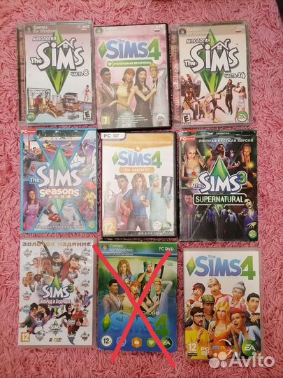 Диски The Sims 3,4 Симс 3,4