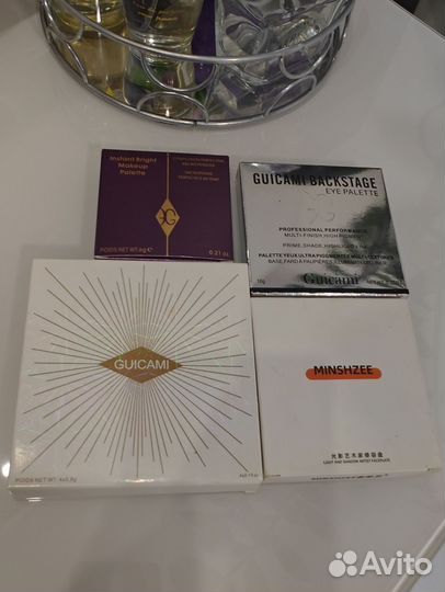 Палетки теней, палетки для лица