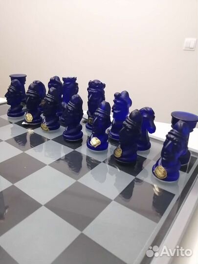 Шахматы из хрусталя Bohemia