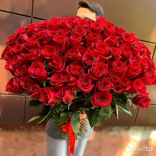 Огромные букеты роз с доставкой по Перми 101,75,51
