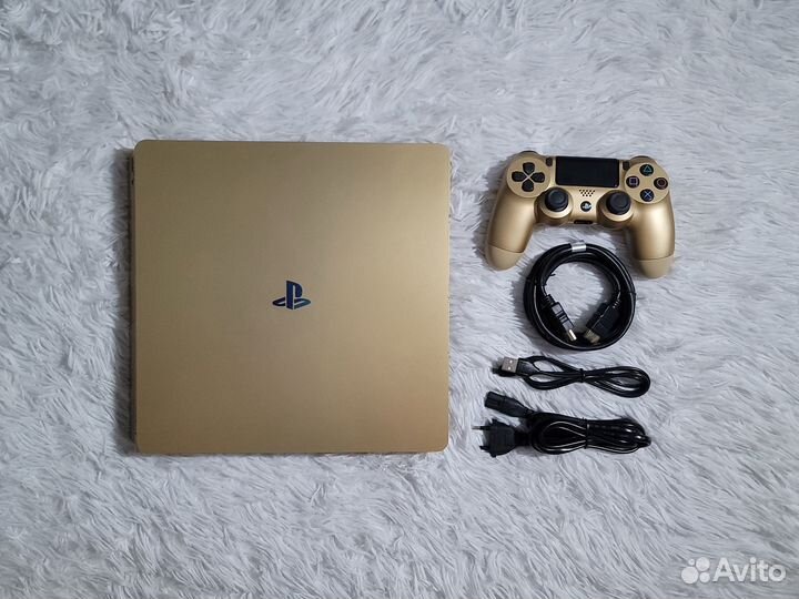 PS4 Slim 500Гб. Gold Edition. Отс. Обмен. Гарантия