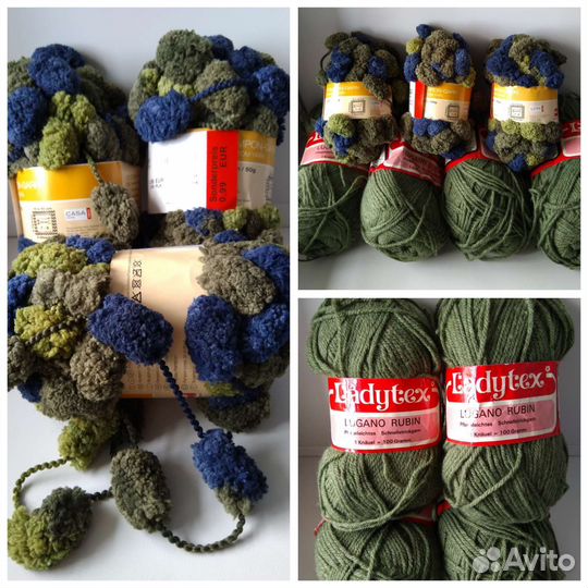 Фактурная пряжа (Италия, Германия, Турция)