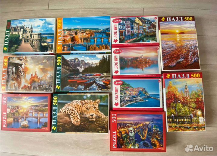 Пазлы на 500 деталей