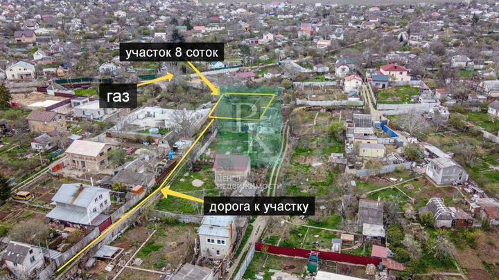 Участок 8 сот. (СНТ, ДНП)