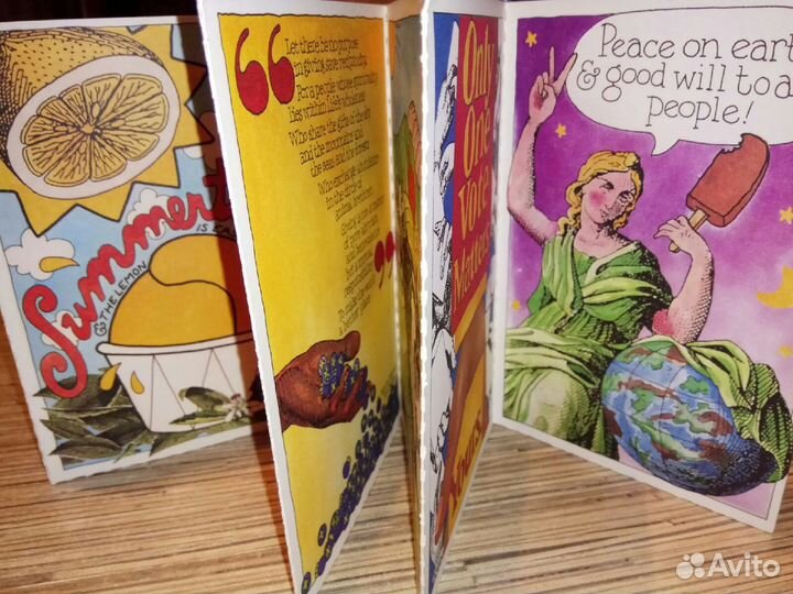 Набор почтовых карточек США 1991