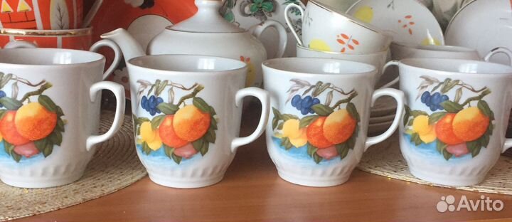 Банка. Бокалы. Кружки. Фарфор. Новые