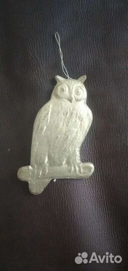 Редкая Ёлочная игрушка Дрезденский картонаж