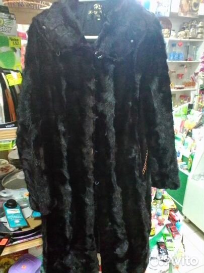 Шуба с капюшоном