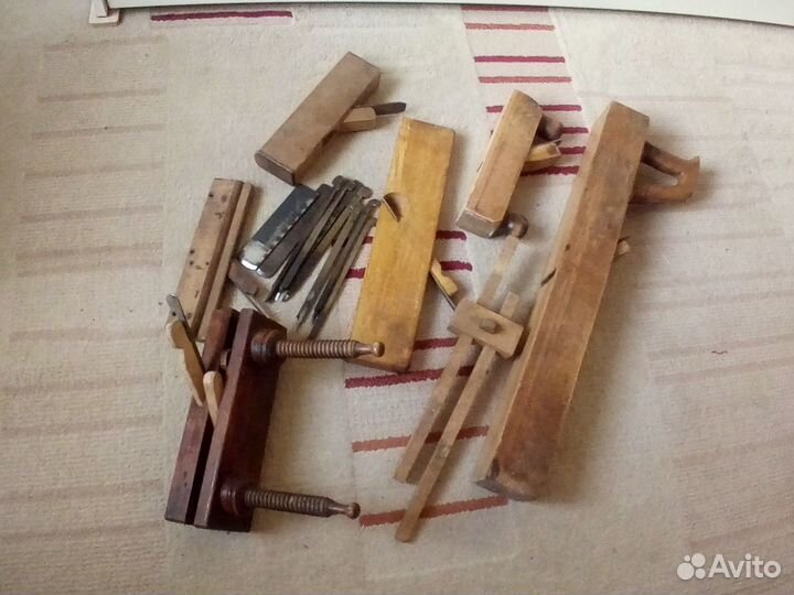Коллекция инструментов столяра 30-50 г.г. 20 века