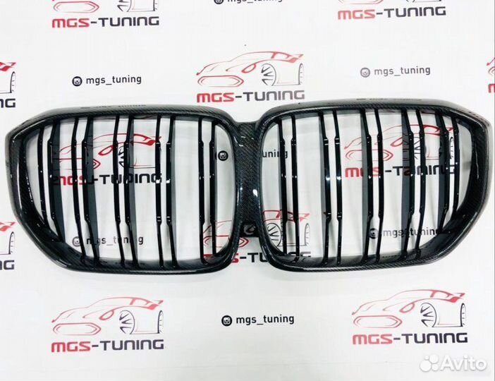 Решетка в BMW Х5 G05 стиль Х5М Карбон
