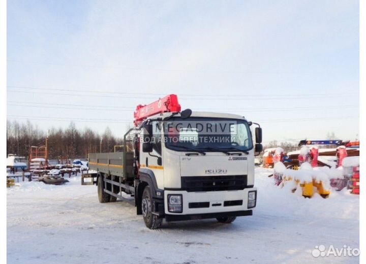 Аренда и услуги манипулятора, стрела 5.5 т, 11 м, борт 10 т, 7 м