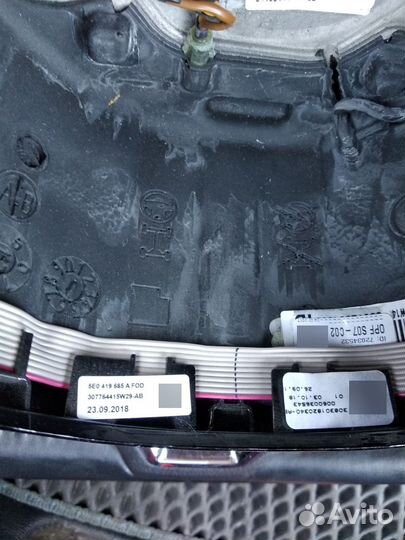 Руль skoda octavia а7 с подогревом