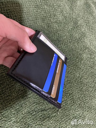 Холдер для автодокументов из кожи