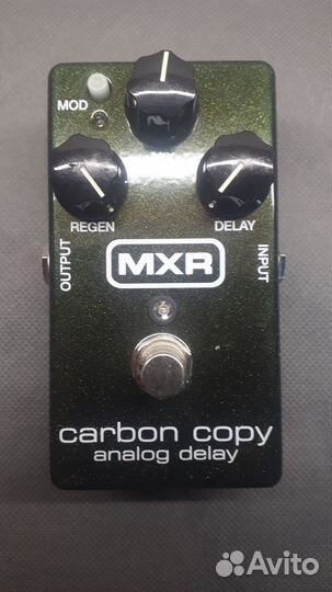 Delay carbon copy MXR analog