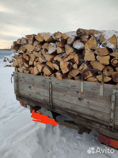 Продаю дрова, дуб береза, колотые