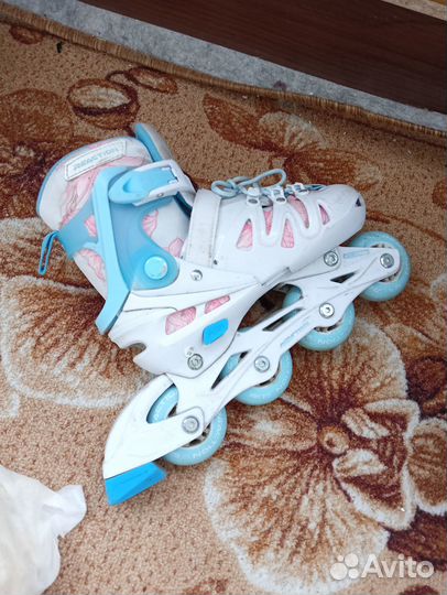 Роликовые коньки детские раздвижные