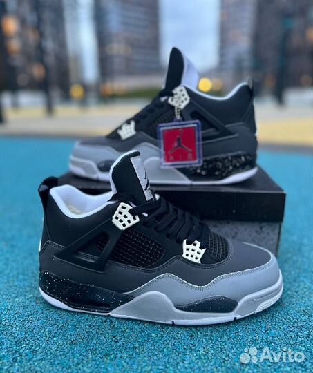 Nike air jordan 4 retro fear pack зимние с мехом