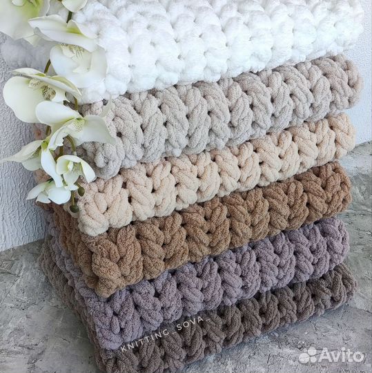 Плед детский плюшевый