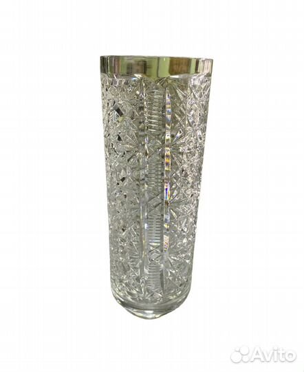 Ваза под цветы хрустальная