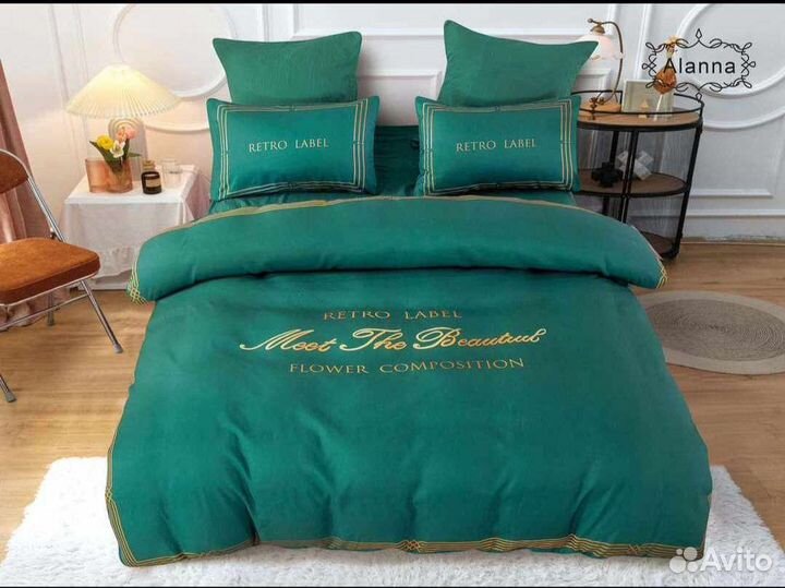 Комплект постельного Allana новинка,хлопок евро
