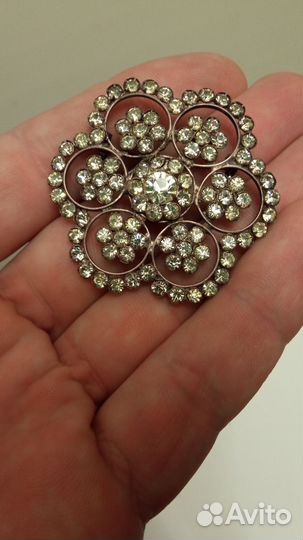 Брошки и подвески серебро СССР одним лотом