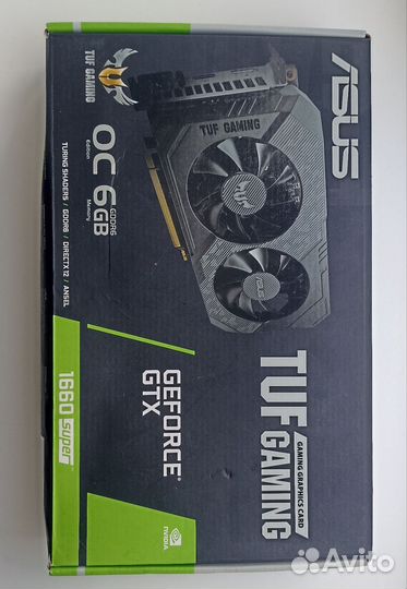 Видеокарта gtx 1660 super 6gb