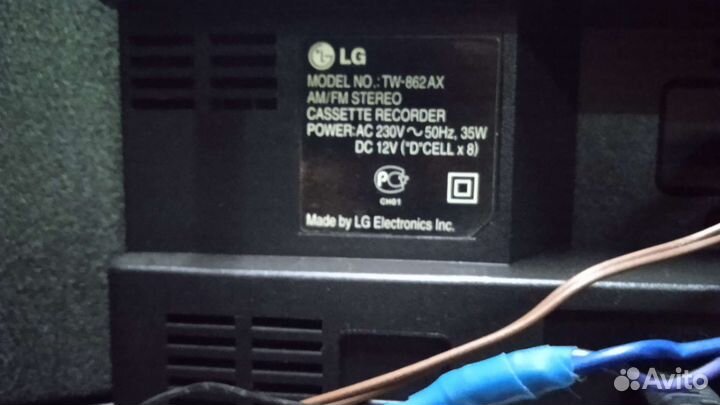 Кассетная магнитола LG