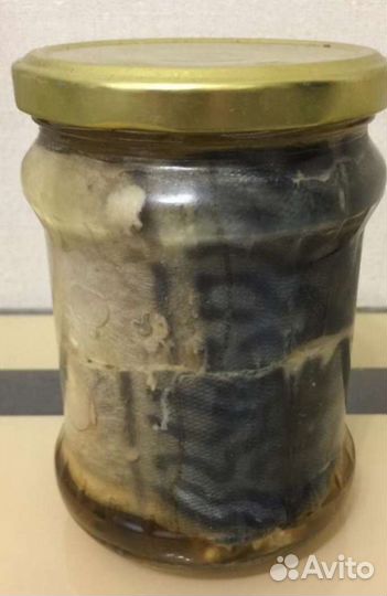 Печень трески в стекле