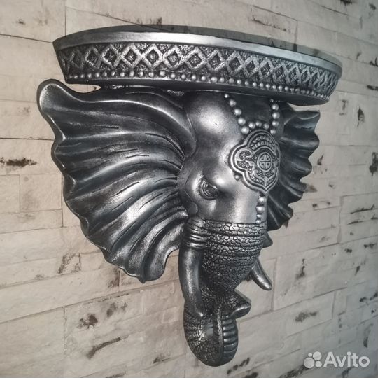 Интерьерная гипсовая фигура слона