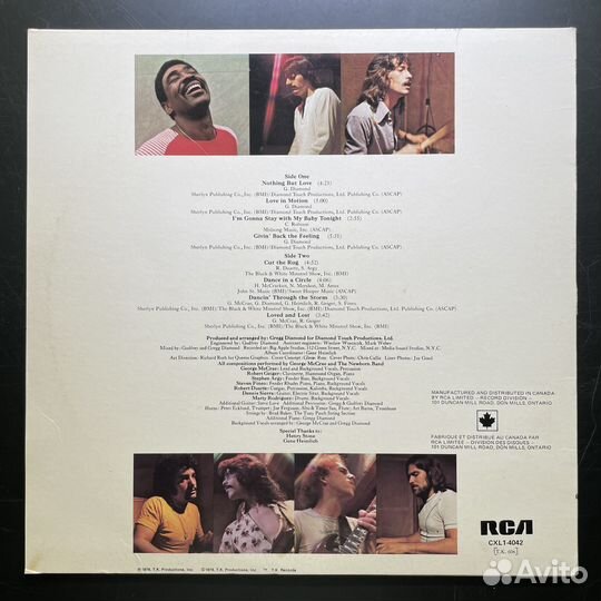 George McCrae – Diamond Touch (Канада 1976г.)