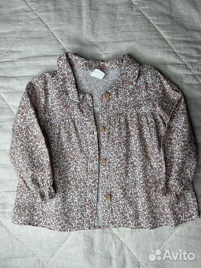 Рубашка для девочки hm размер 74