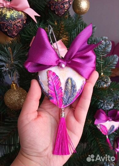 Ёлочные игрушки ручная работа