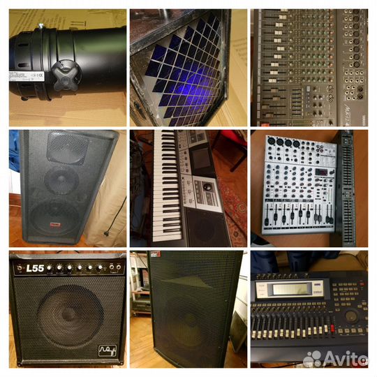 Студия AKG Proel Kоrg Shure Yamaha Roland DMX