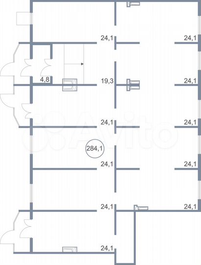 Свободного назначения, 284.1 м²