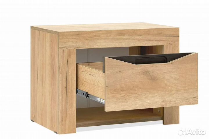 Тумба прикроватная Паола тп 701 дуб крафт золото