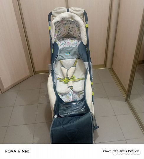 Детские санки коляска