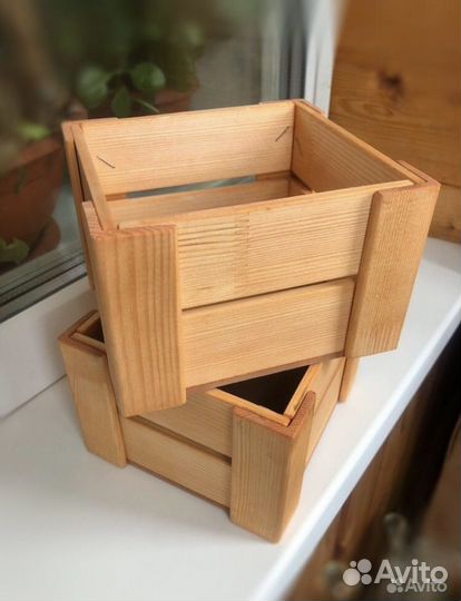 Коробка деревянная декоративная