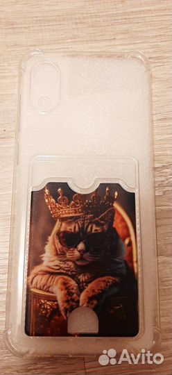 Новый чехол на Самсунг А03 core с рисунком (котик)
