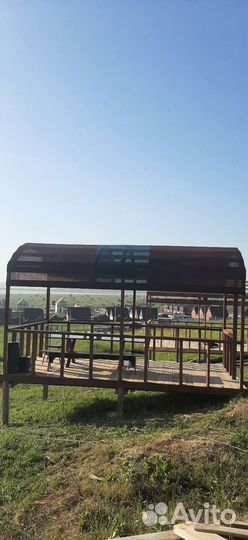 Беседка с мангалом в аренду