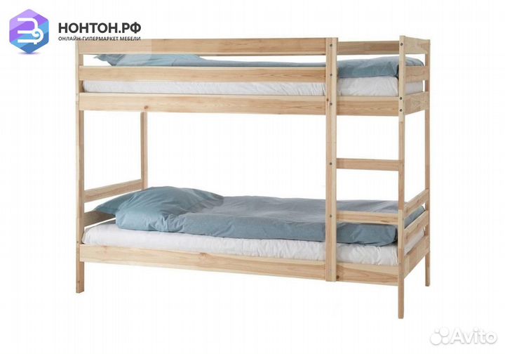 Двухъярусная кровать Пирус натуральный