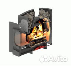 Печь для бани Былина-18 Ч Панорама