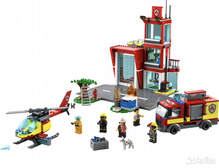 Конструктор lego City Пожарная часть