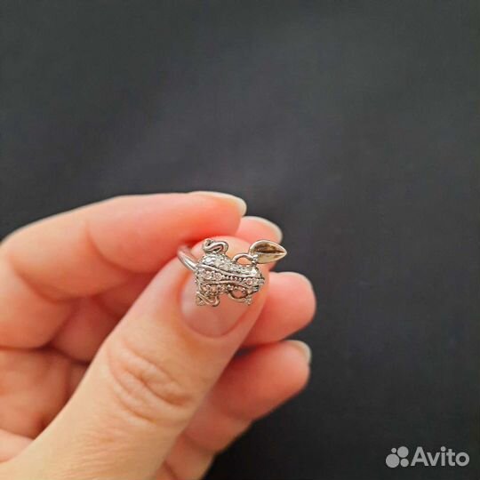 Детское серебряное кольцо