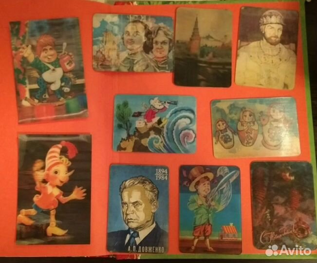 Календарики стерео СССР