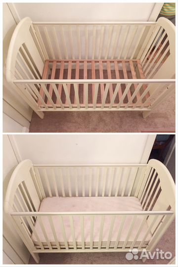 Кровать Fiorellino Fiore 120х60 с матрасом икеа