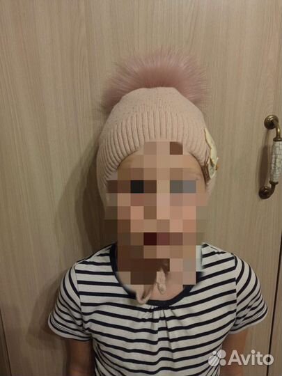 Шапка зимняя для девочки новая