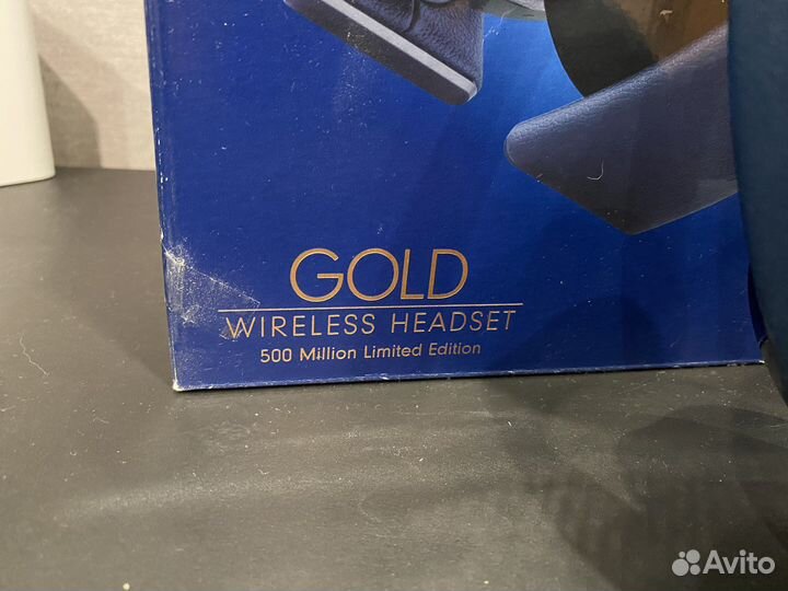 Наушники Sony Playstation gold Limited Edition