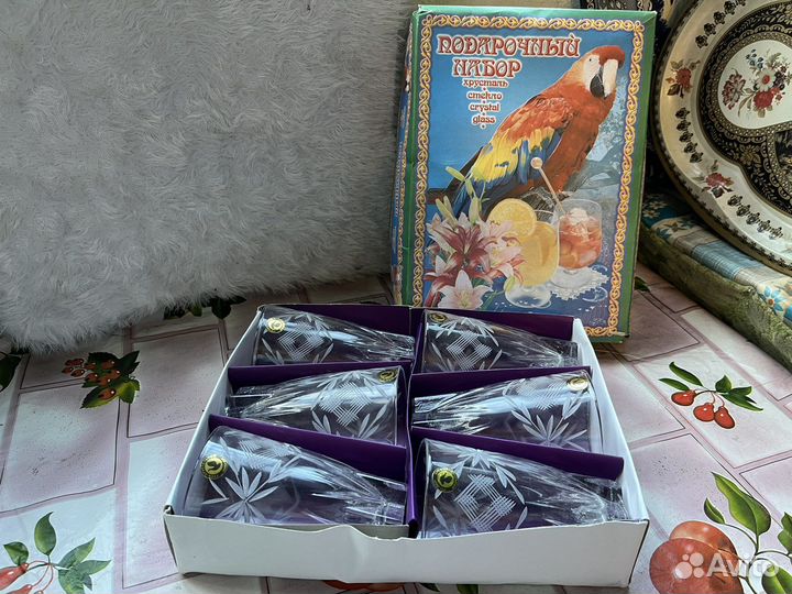 Хрусталь, стекло