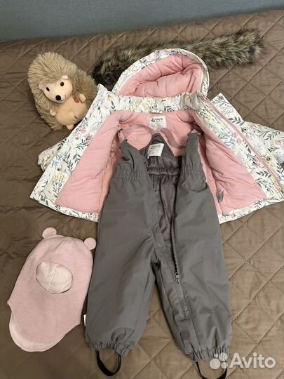 Зимний комплект для девочки 80